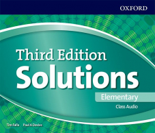 Solutions Bulgaria edition, A1 Elementary - Class CD, (A1 ИНТЕНЗИВНО/втори чужд език)